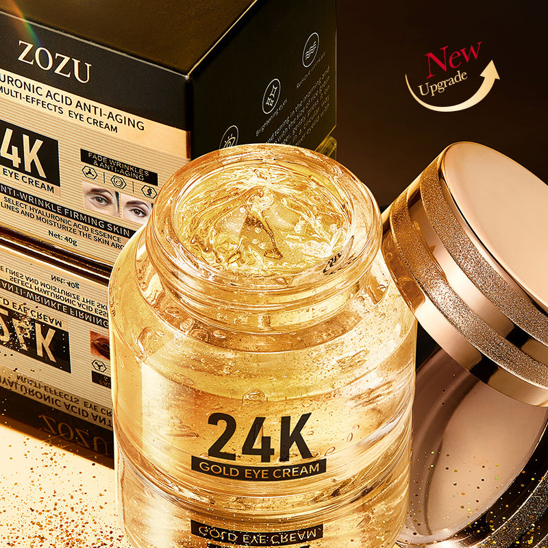 All-english ZOZU24K Gold Hyaluronic Acid Anti-Wrinkle Multi-Effect Eye Cream for Eye Care