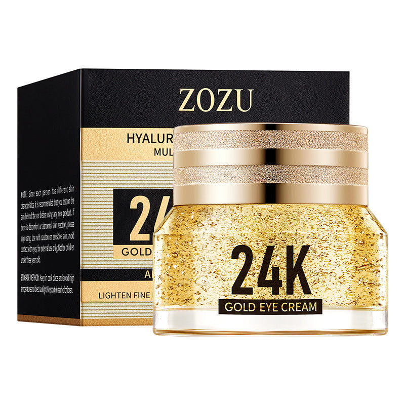 All-english ZOZU24K Gold Hyaluronic Acid Anti-Wrinkle Multi-Effect Eye Cream for Eye Care